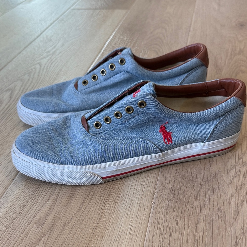 Polo by Ralph Lauren Sneakers with Red and Brown Accents